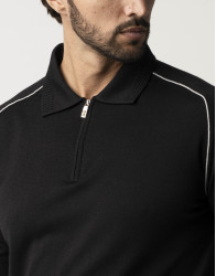 Castello d'Oro Black Polo T-shirt  thumbnail 1